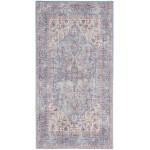 Nicole Curtis Series 1 SR104 Area Rug, Blue/Multicolor, 2' x 3'9"