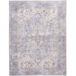 Nicole Curtis Series 1 SR104 Area Rug, Blue/Multicolor, 7'10" x 9'10"