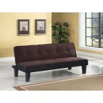 ACME Hamar Adjustable Sofa, Chocolate Flannel Fabric