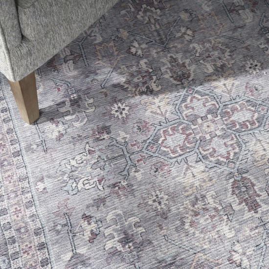 Nicole Curtis Series 1 SR104 Area Rug, Grey, 4' x 6'