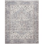 Nicole Curtis Series 1 SR104 Area Rug, Grey, 7'10" x 9'10"