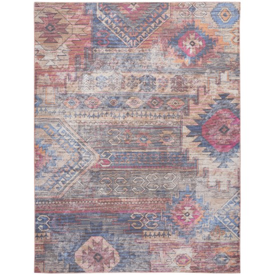 Nicole Curtis Series 1 SR106 Area Rug, Multicolor, 7'10" x 9'10"