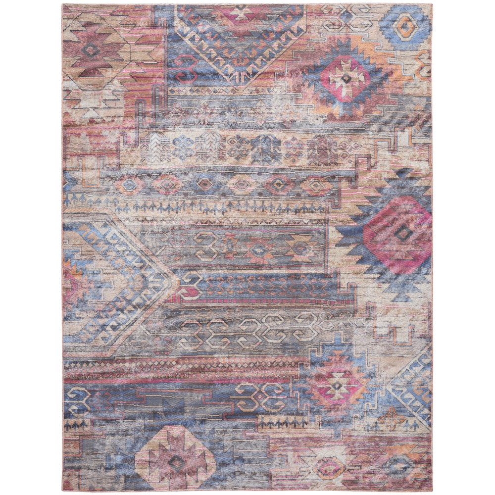 Nicole Curtis Series 1 SR106 Area Rug, Multicolor, 7'10" x 9'10" Nicole Curtis Series 1 SR106 Area Rug, Multicolor, 7'10" x 9'10"