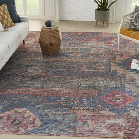 Nicole Curtis Series 1 SR106 Area Rug, Multicolor, 7'10" x 9'10"