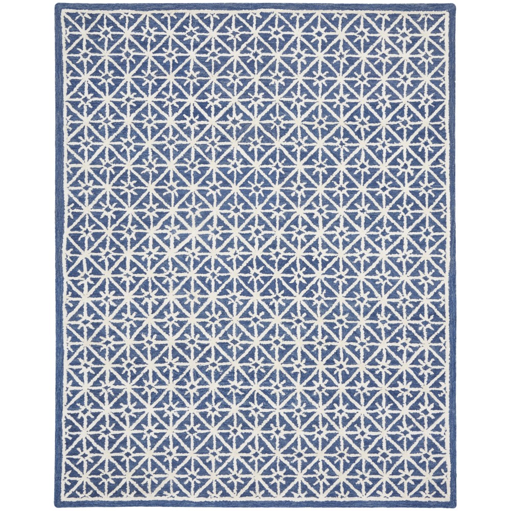 Nicole Curtis Series 2 SR201 Area Rug, Blue, 7'9" x 9'9"