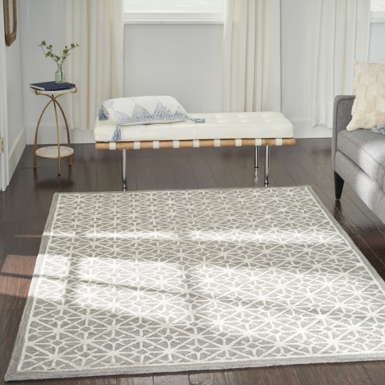 Nicole Curtis Series 2 SR201 Area Rug, Grey, 5'3" x 7'3"