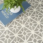 Nicole Curtis Series 2 SR201 Area Rug, Grey, 5'3" x 7'3"