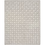 Nicole Curtis Series 2 SR201 Area Rug, Grey, 8'6" x 11'6"