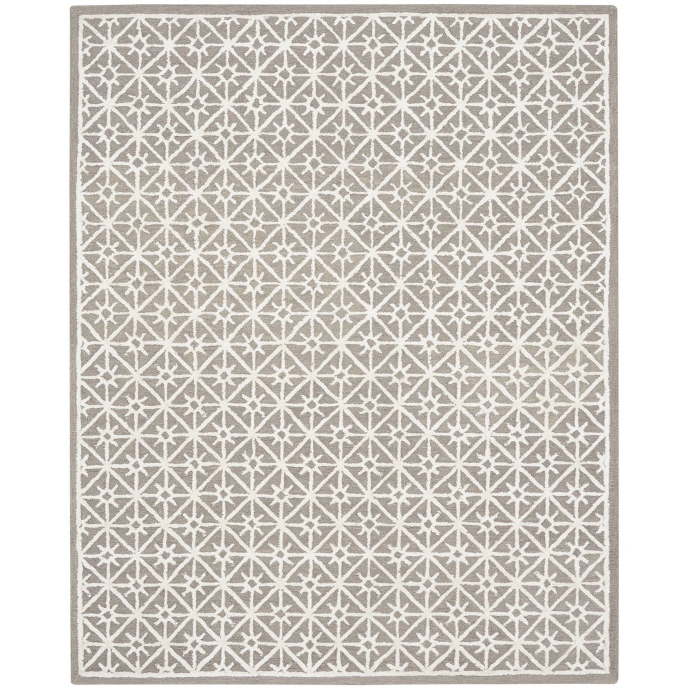 Nicole Curtis Series 2 SR201 Area Rug, Grey, 8'6" x 11'6"