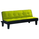 ACME Hamar Adjustable Sofa, Green Flannel Fabric