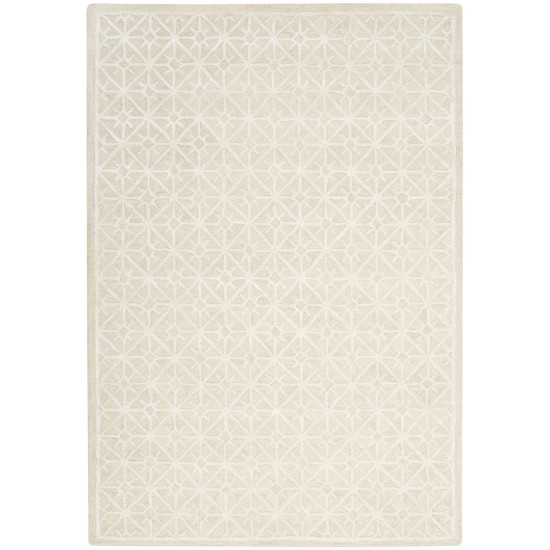 Nicole Curtis Series 2 SR201 Area Rug, Ivory, 3'9" x 5'9"