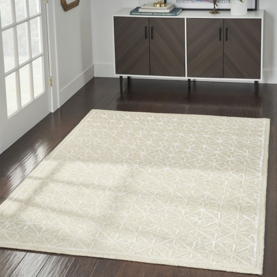 Nicole Curtis Series 2 SR201 Area Rug, Ivory, 3'9" x 5'9"