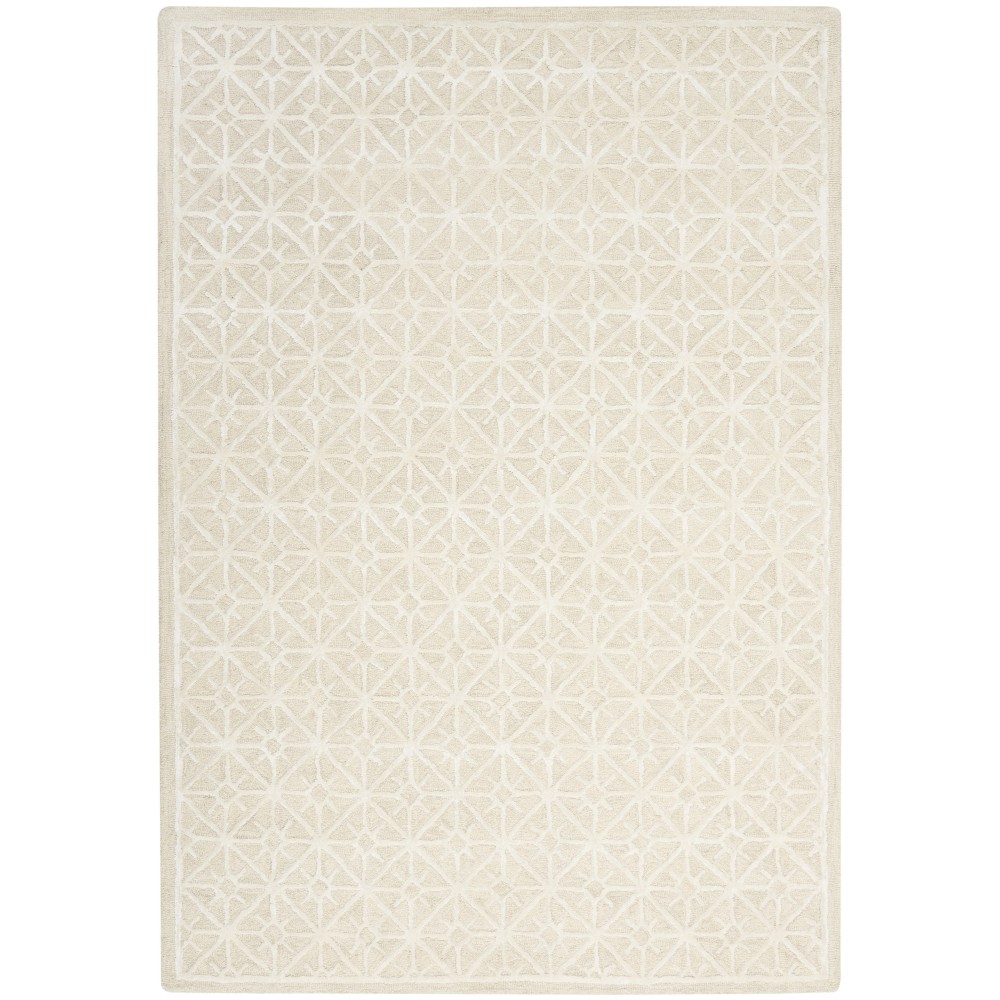 Nicole Curtis Series 2 SR201 Area Rug, Ivory, 5'3" x 7'3"