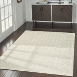 Nicole Curtis Series 2 SR201 Area Rug, Ivory, 5'3" x 7'3"