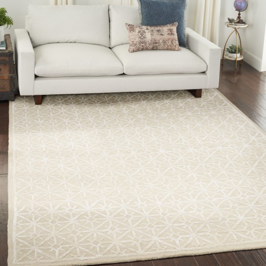 Nicole Curtis Series 2 SR201 Area Rug, Ivory, 8'6" x 11'6"