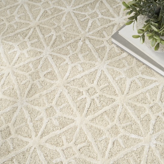 Nicole Curtis Series 2 SR201 Area Rug, Ivory, 8'6" x 11'6"