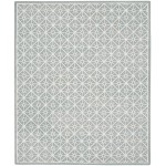 Nicole Curtis Series 2 SR201 Area Rug, Light Blue, 8'6" x 11'6"