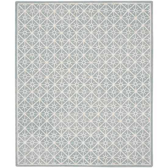 Nicole Curtis Series 2 SR201 Area Rug, Light Blue, 8'6" x 11'6"