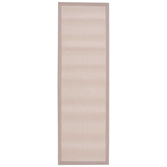 Nourison Sisal Soft SSF01 Runner Rug, Eggshell, 2'6" x 8'