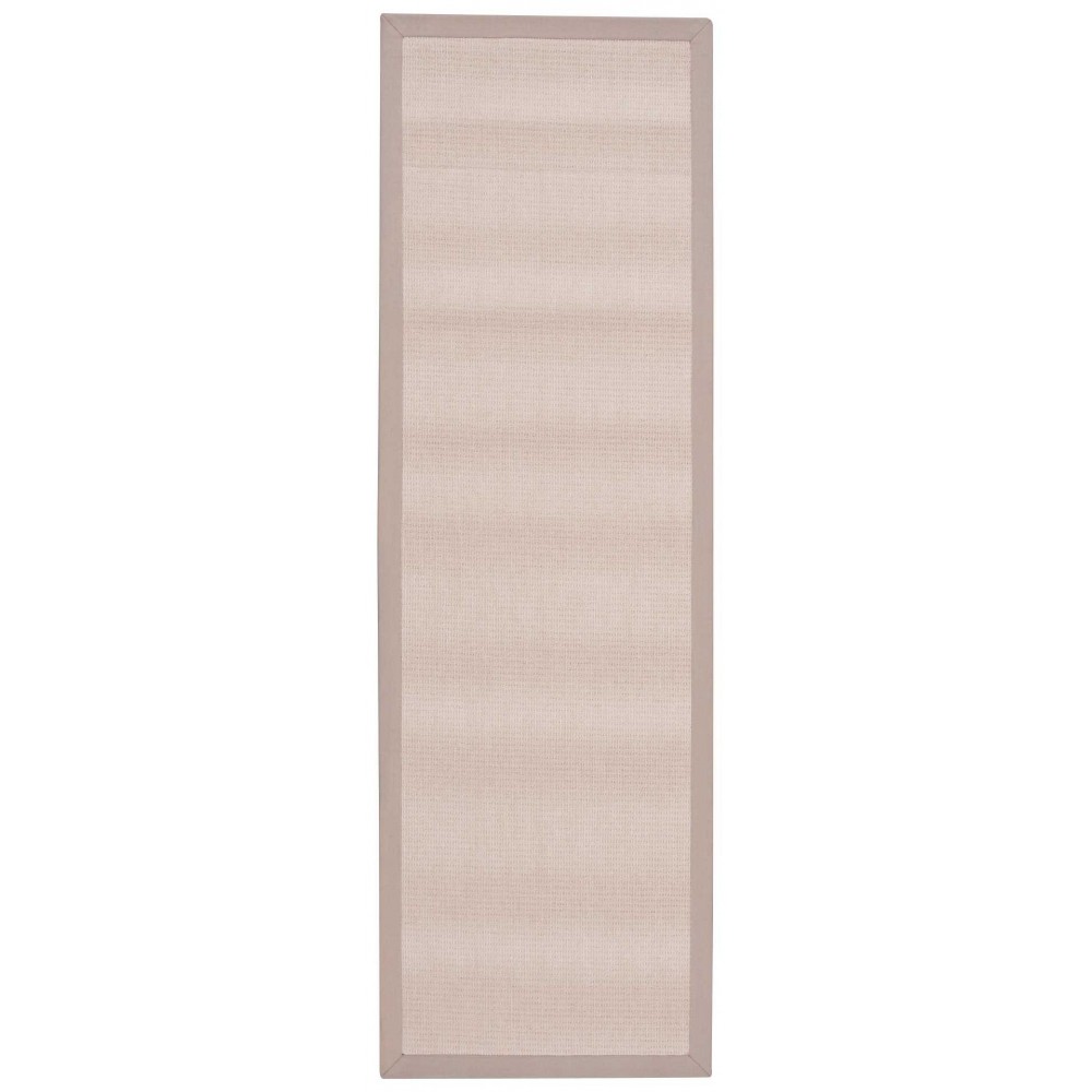 Nourison Sisal Soft SSF01 Runner Rug, Eggshell, 2'6" x 8'