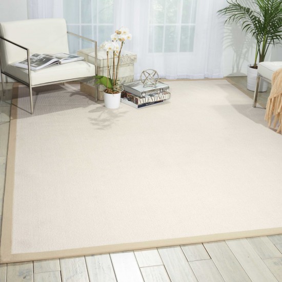 Nourison Sisal Soft SSF02 Area Rug, White, 13' x 9'