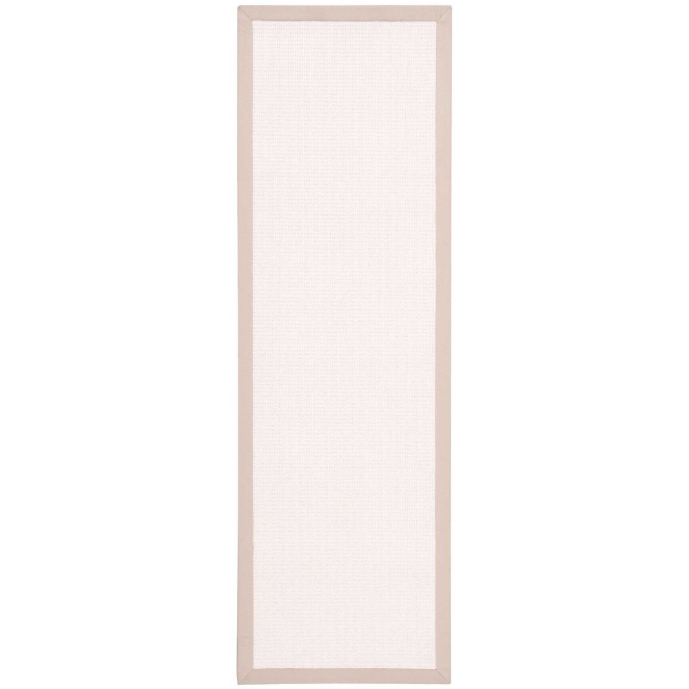 Nourison Sisal Soft SSF02 Runner Rug, White, 2'6" x 8' Nourison Sisal Soft SSF02 Runner Rug, White, 2'6" x 8'