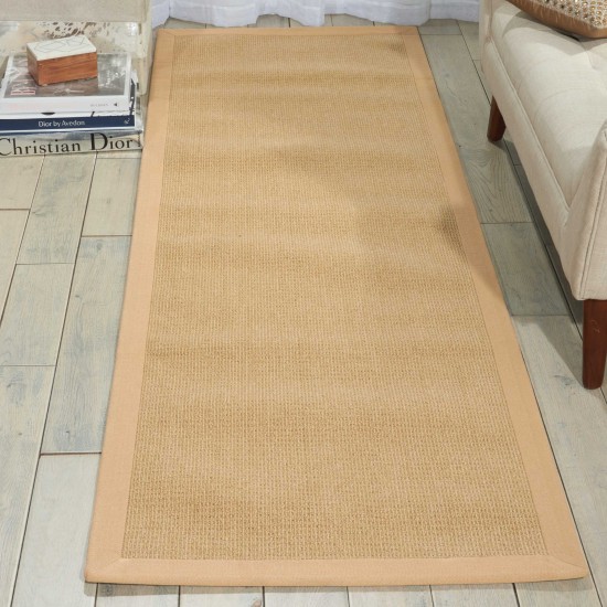 Nourison Sisal Soft SSF04 Runner Rug, Sand, 2'6" x 8'