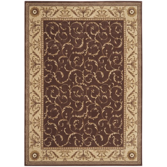 Nourison Somerset ST02 Area Rug, Brown, 7'9" x 10'10"