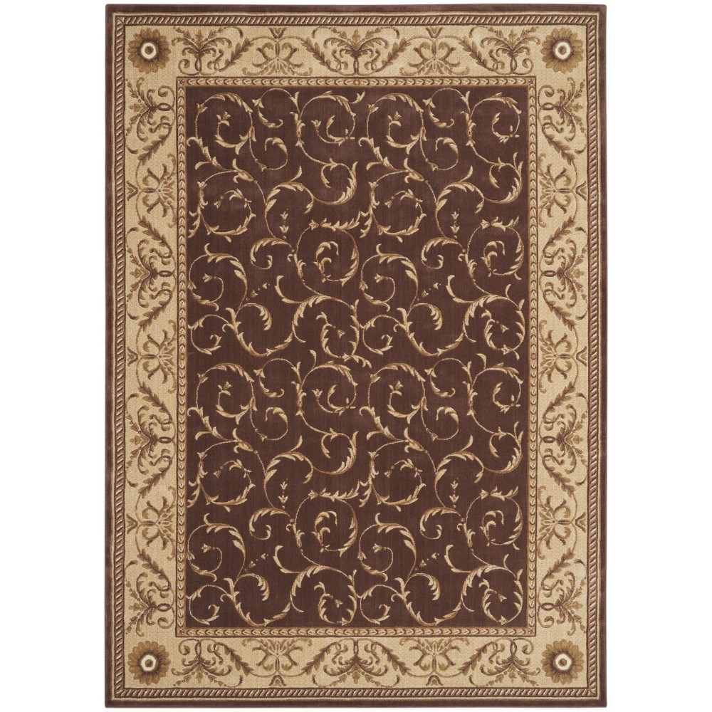 Nourison Somerset ST02 Area Rug, Brown, 7'9" x 10'10"