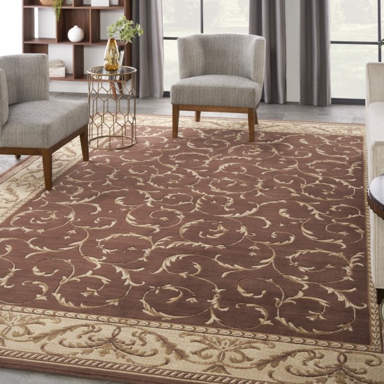 Nourison Somerset ST02 Area Rug, Brown, 9'6" x 13'