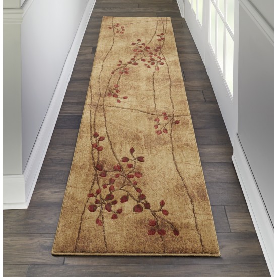 Nourison Somerset ST74 Runner Rug, Latte, 2' x 5'9"