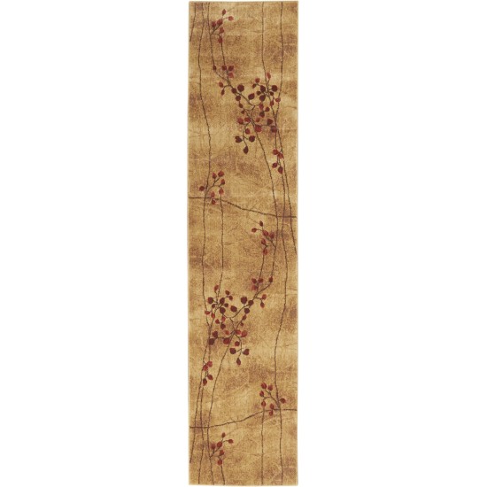 Nourison Somerset ST74 Runner Rug, Latte, 2'3" x 10'