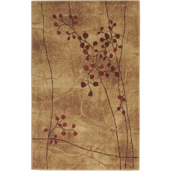 Nourison Somerset ST74 Area Rug, Latte, 3'6" x 5'6"