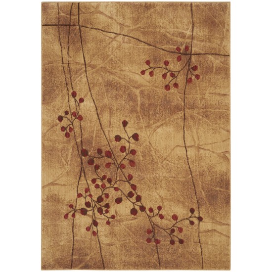 Nourison Somerset ST74 Area Rug, Latte, 5'3" x 7'5"