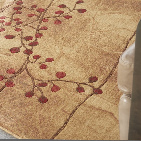 Nourison Somerset ST74 Area Rug, Latte, 5'3" x 7'5"