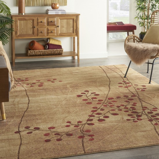 Nourison Somerset ST74 Area Rug, Latte, 6'7" x 9'7"