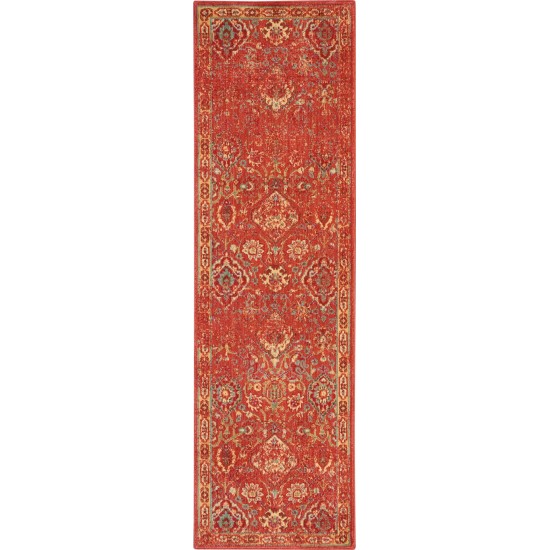 Nourison Somerset ST90 Runner Rug, Brick, 2' x 5'9"