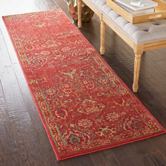 Nourison Somerset ST90 Runner Rug, Brick, 2' x 5'9"