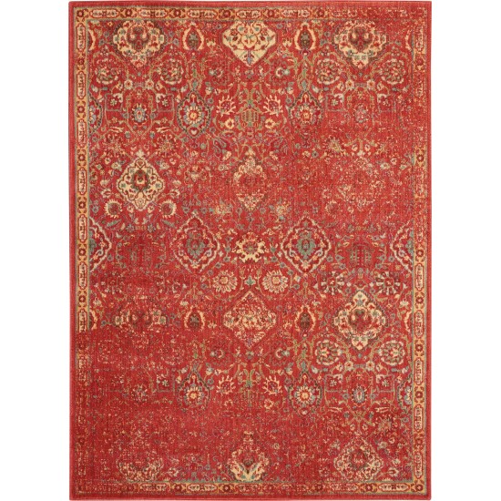 Nourison Somerset ST90 Area Rug, Brick, 3'6" x 5'6"