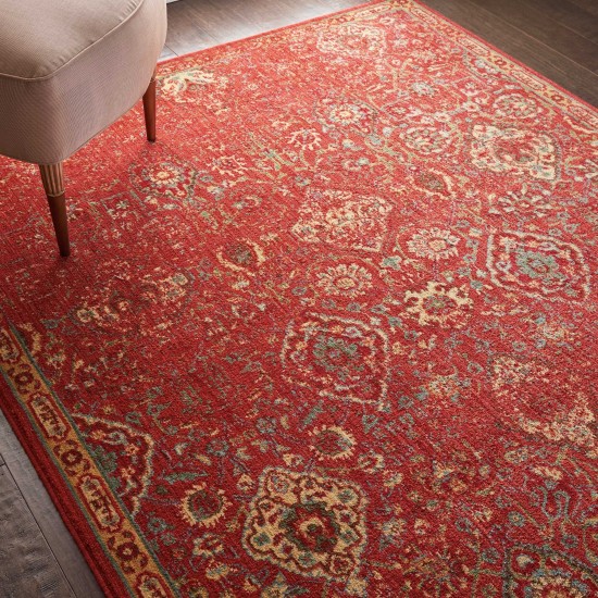 Nourison Somerset ST90 Area Rug, Brick, 3'6" x 5'6"