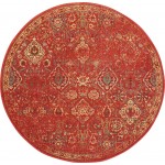 Nourison Somerset ST90 Area Rug, Brick, 5'6" x Round