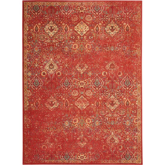 Nourison Somerset ST90 Area Rug, Brick, 7'9" x 10'10"