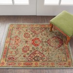 Nourison Somerset ST90 Area Rug, Light Green, 2' x 2'9"