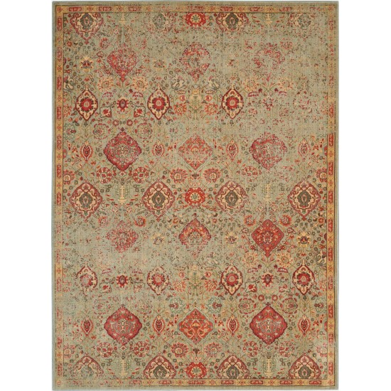 Nourison Somerset ST90 Area Rug, Light Green, 7'9" x 10'10"