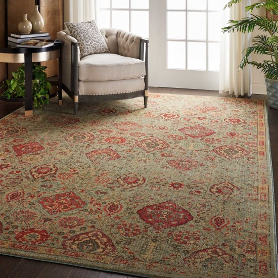 Nourison Somerset ST90 Area Rug, Light Green, 7'9" x 10'10"