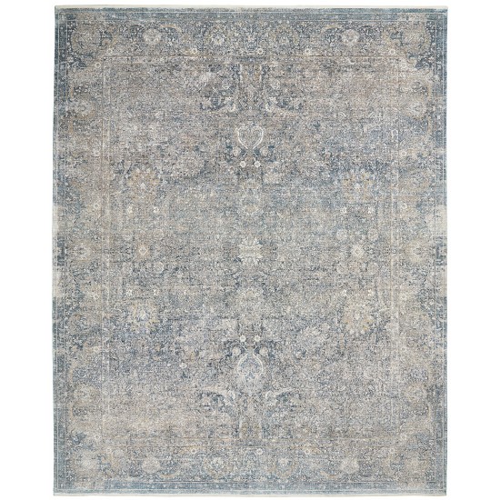 Nourison Starry Nights STN01 Area Rug, Cream/Blue, 9'10" x 12'6"