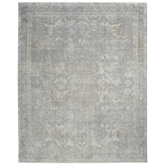 Nourison Starry Nights STN03 Area Rug, Silver/Cream, 8' x 10'