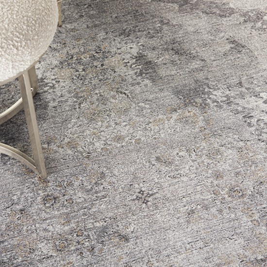 Nourison Starry Nights STN05 Area Rug, Charcoal/Cream, 8'6" x 11'6"