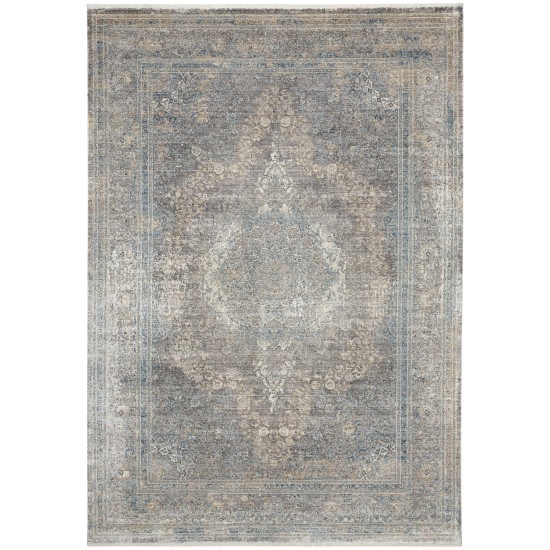 Nourison Starry Nights STN06 Area Rug, Cream/Blue, 5'3" x 7'3"