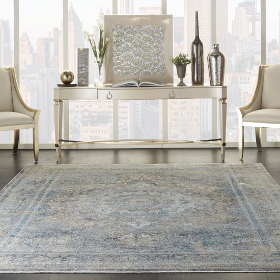 Nourison Starry Nights STN06 Area Rug, Cream/Blue, 8'6" x 11'6"